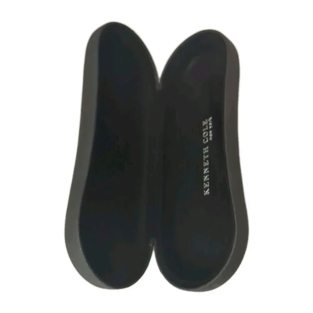 Kenneth Cole New York Eyewear Sunglasses Snap Case Black Hard Side Clamshell